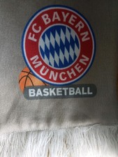 Vintage German Bayern Audi Dome Basketball Scarf 1990s Retro Munich FC Scarve
