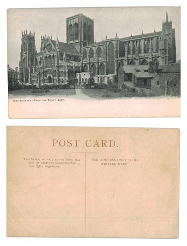 Vintage postcard york - postcard,