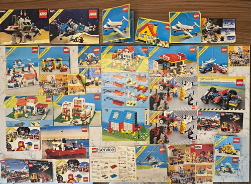 Vintage lego 1980s instruction - lego,