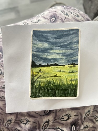 Before the rain - rain”, original