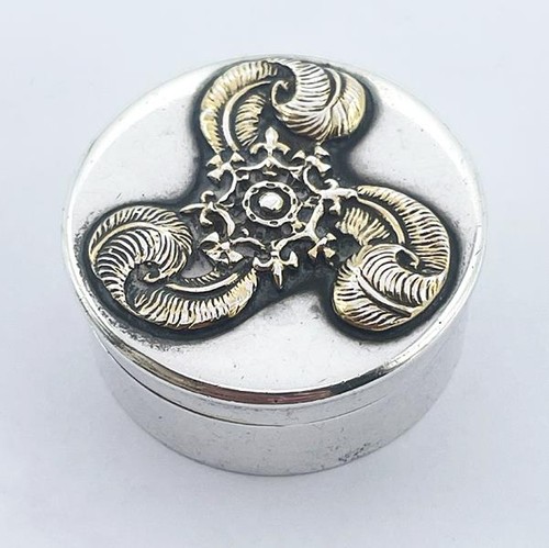 Asprey silver pill box - asprey,