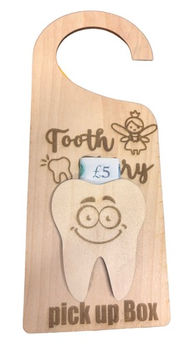 Personalised wooden tooth - personalised,