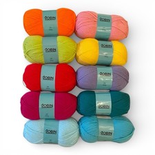 New 10 X Robin Double Knitting