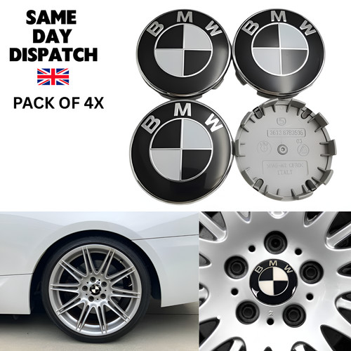 Set black bmw wheel - of, 4