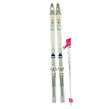 Rossignol 160cm Skis w/ Ski Poles & Ellesse Bag Women's Used Alpine Set