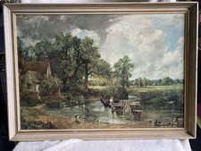 Vintage Large John Constable 'The Haywain'  Framed Print