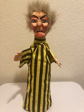 Punch & Judy '  Old Man  ' Puppet , Hand Made, Painted & Superb. Free Delivery.