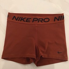 Ladies Nike Pro Dri Fit Gym Shorts BNWOT Never Worn Or Washed Size Medium Brown