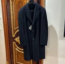 Canali Black Trench Coat