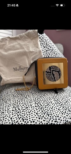 Mulberry bag with gold chain