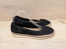 Clarks Women's Serena Kellyn Loafer Flat Black 4.5 D