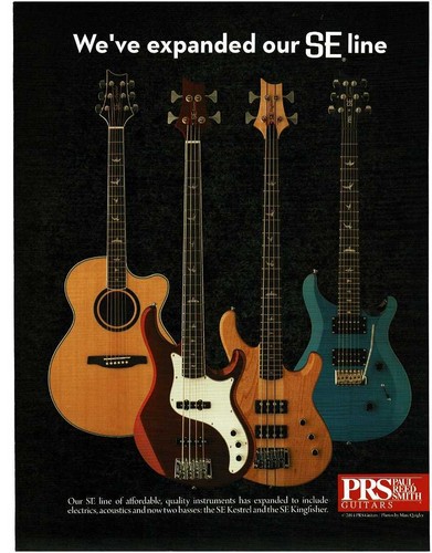 2014 prs electric - se,