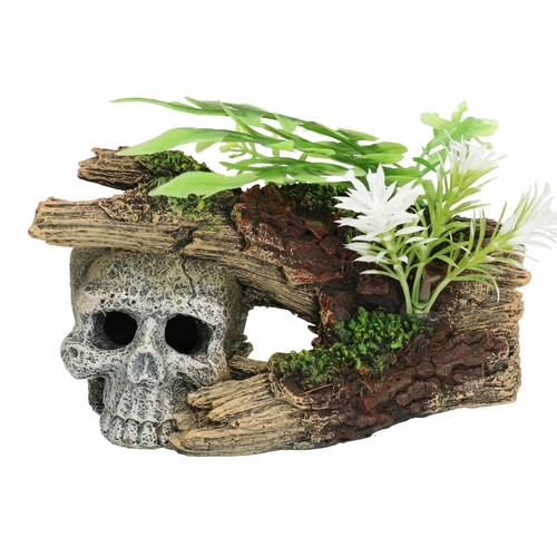 Aquatic aquarium decor skull - aquatic,