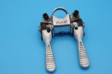 1980s SunTour Raleigh Power twin stem-mount shifters. Japan. 65e, RJ