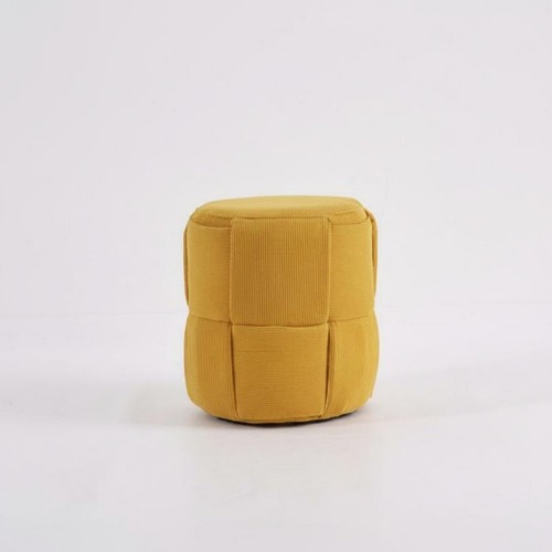 Woven ottoman stool natural - woven,