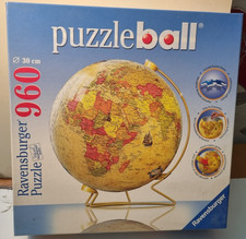 Ravensburger Puzzleball 3D World Map 960 Piece Jigsaw Puzzle with rotating stand