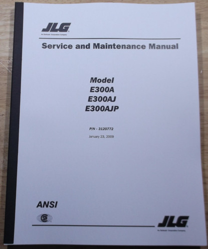 Jlg e300a e300aj - e300aj, boom