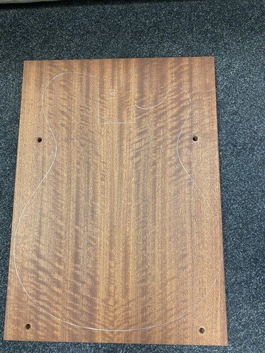Figured piece mahogany - figured,