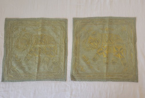 Pair indian throw - throw, pillow