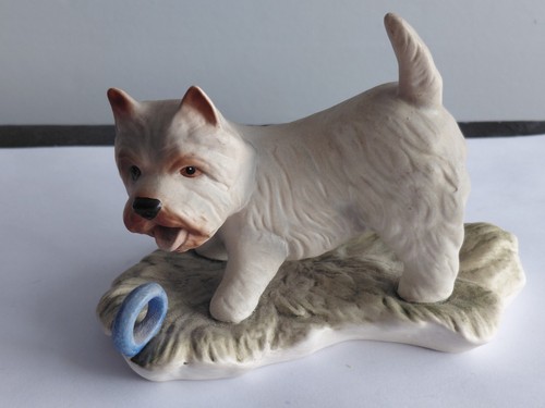 Vintage goebel porcelain dog - vintage,