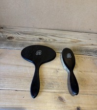 Antique Hand Mirror & Hair Brush With Silver Monogram B
