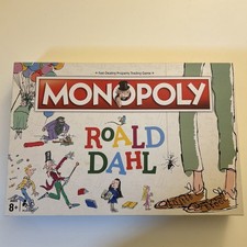 Monopoly Family Board Game Roald Dahl Hasbro 100% Complete