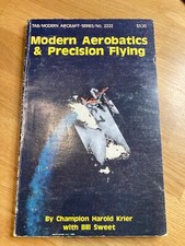 RARE Modern Aerobatics & Precision Flying - PB Book Harold Krier 1963 USA