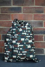 Large Drawstring Bag Handmade
