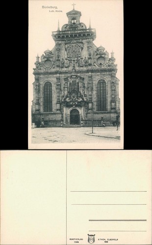 Postcard bückeburg luth - postcard,