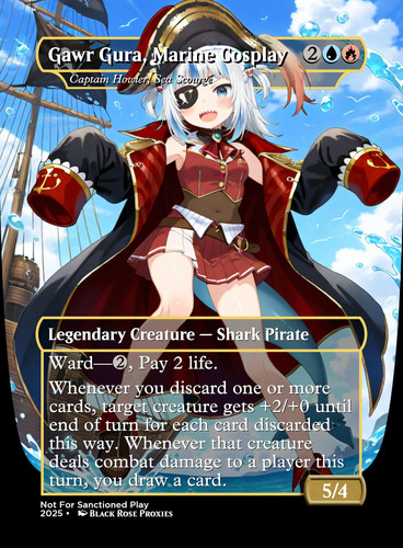 Gawr gura marine cosplay - gawr,