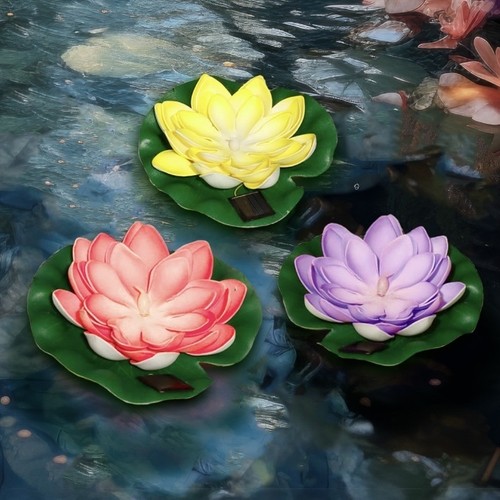 3pk solar floating lotus - floating,