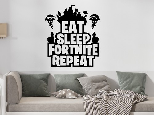Gamer eat sleep repeat - repeat, wall