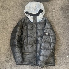 Stone Island Ice Reflective Down Puffer Jacket Coat Men’s L/XL