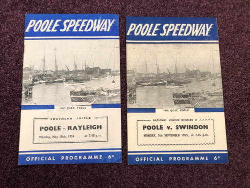 Speedway programmes poole - speedway, x