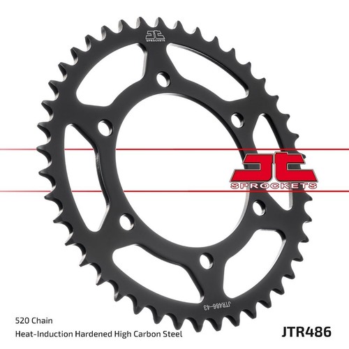 520 pitch 39t steel rear - jt,