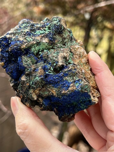 Large azurite malachite - azurite,