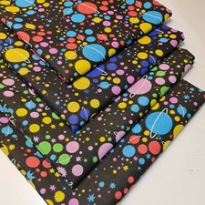 Galaxy Planets Polycotton Material Dress Craft Quilting Costume Fabric 44" Meter