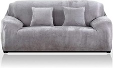 Light Grey VELVET Elastic