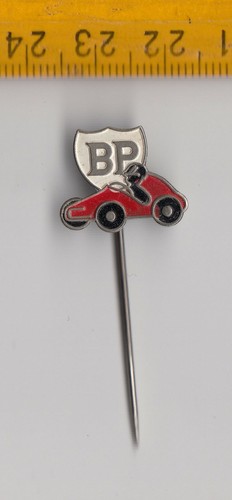 Vintage oil fuel pin badge - vintage,