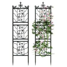 2 Wrought Iron Garden Trellis