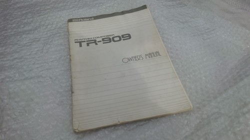 Roland 909 owners manual - roland,