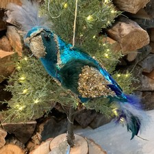 25cm Turquoise Gold Hanging