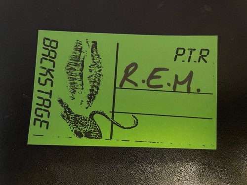 Rem backstage pass - backstage,