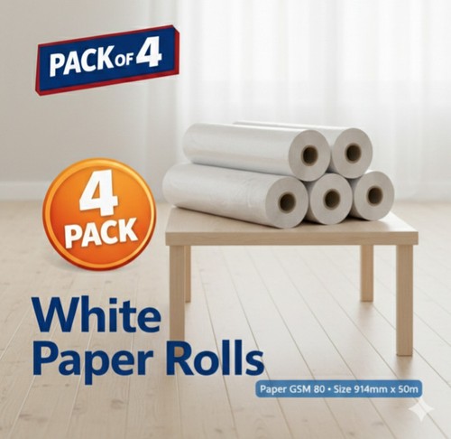Rolls 80gsm plotter paper - 4,