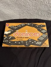 Vintage Dominoes set Double 9s