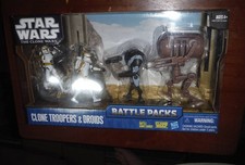 Star Wars Clone Wars Clone Troopers And Droids Battle Pack MIB