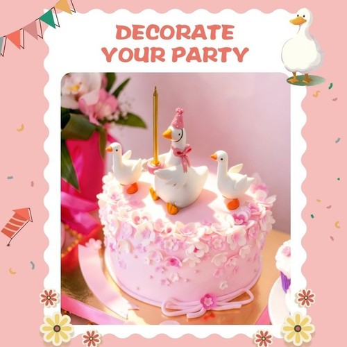 Resin duck candle - resin,
