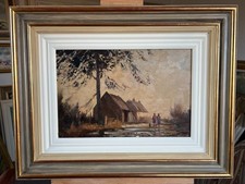 Roy Petley Autumn Walk Oil