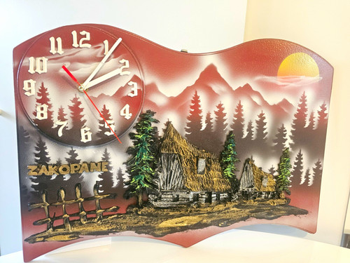 Zakopane nature wall clock - wall,