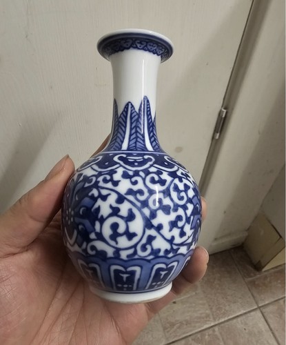 Vintage chinese blue white - chinese,